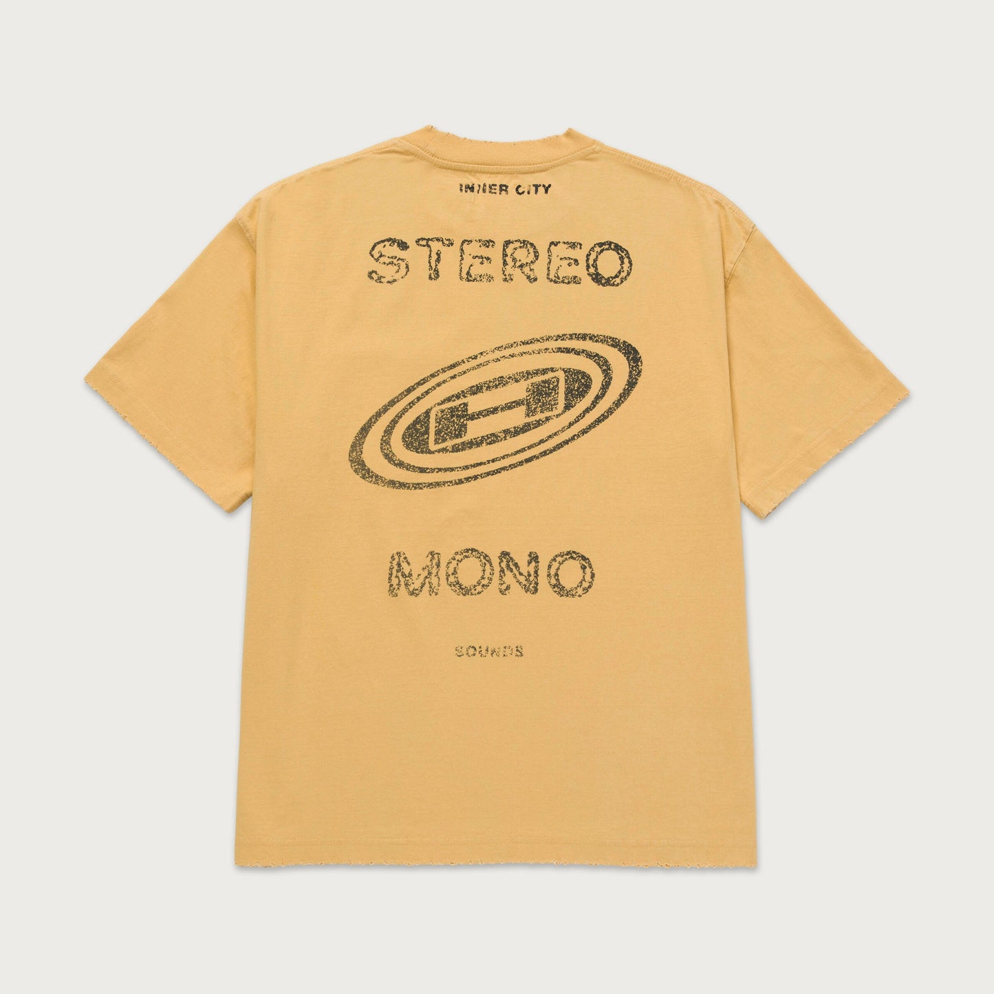 HTG STEREO MONO TEE - YELLOW