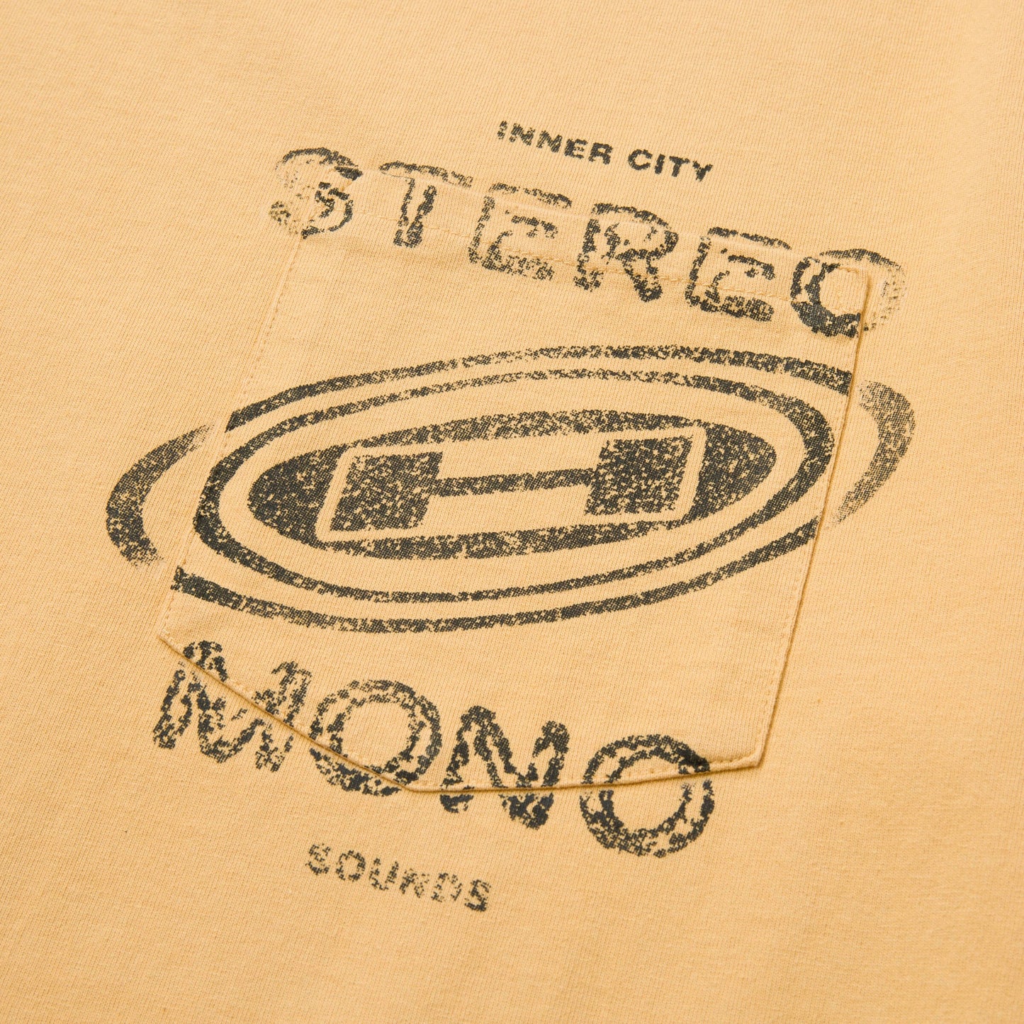 HTG STEREO MONO TEE - YELLOW