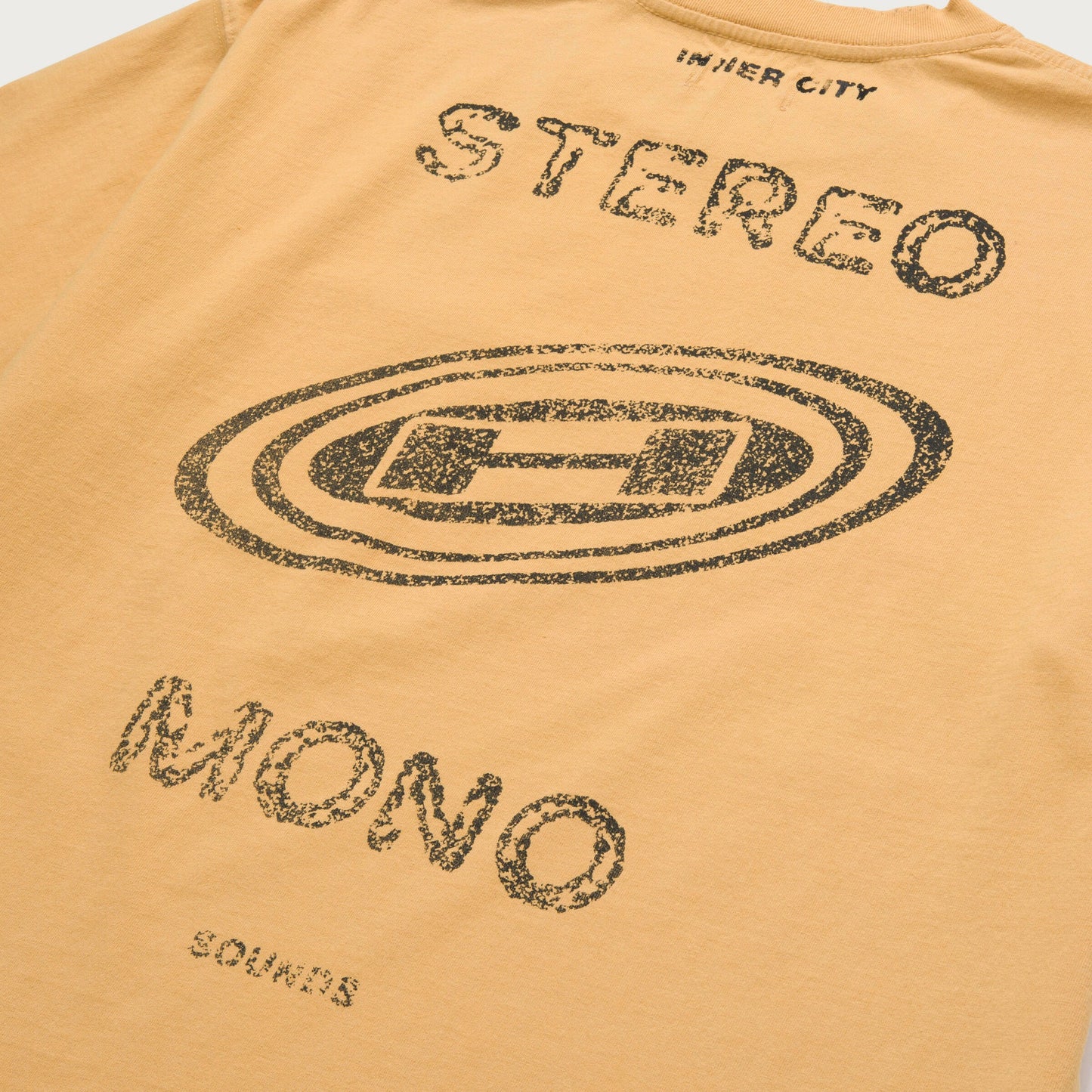 HTG STEREO MONO TEE - YELLOW