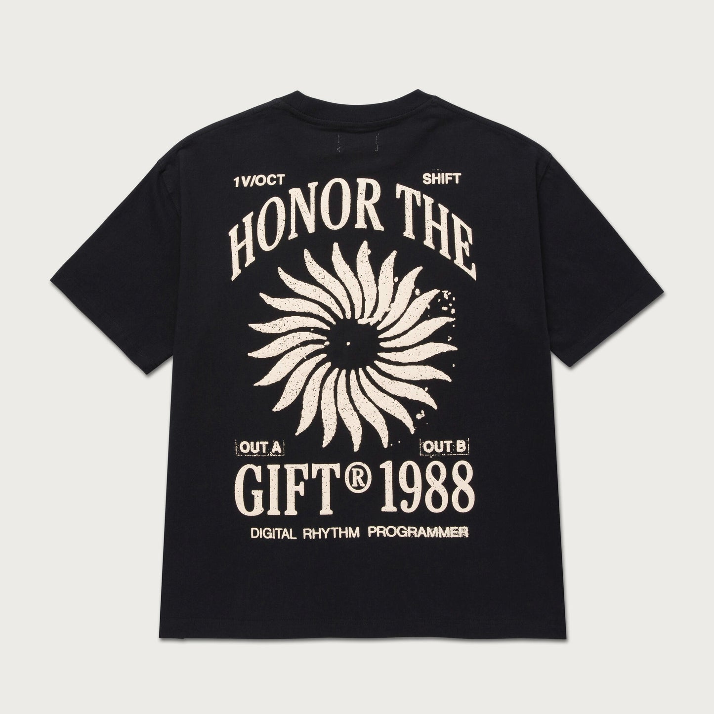 HTG SUNRAY LOGO TEE - BLACK