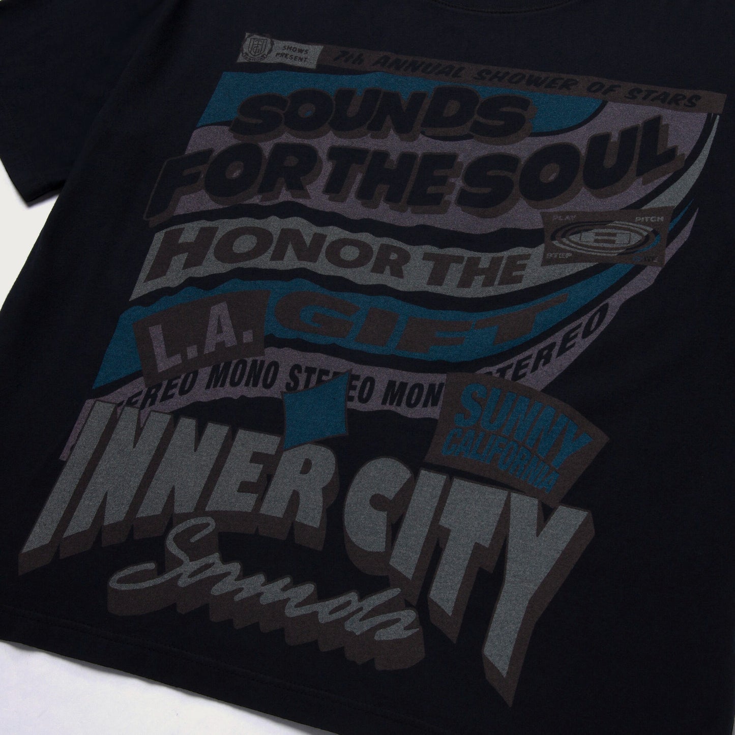 HTG SOUNDS FOR THE SOUL TEE - BLACK