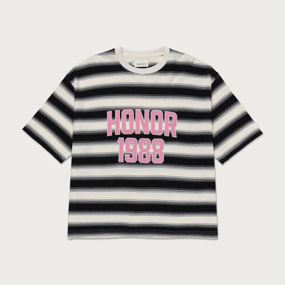 HTG 1988 BOX STRIPE TEE