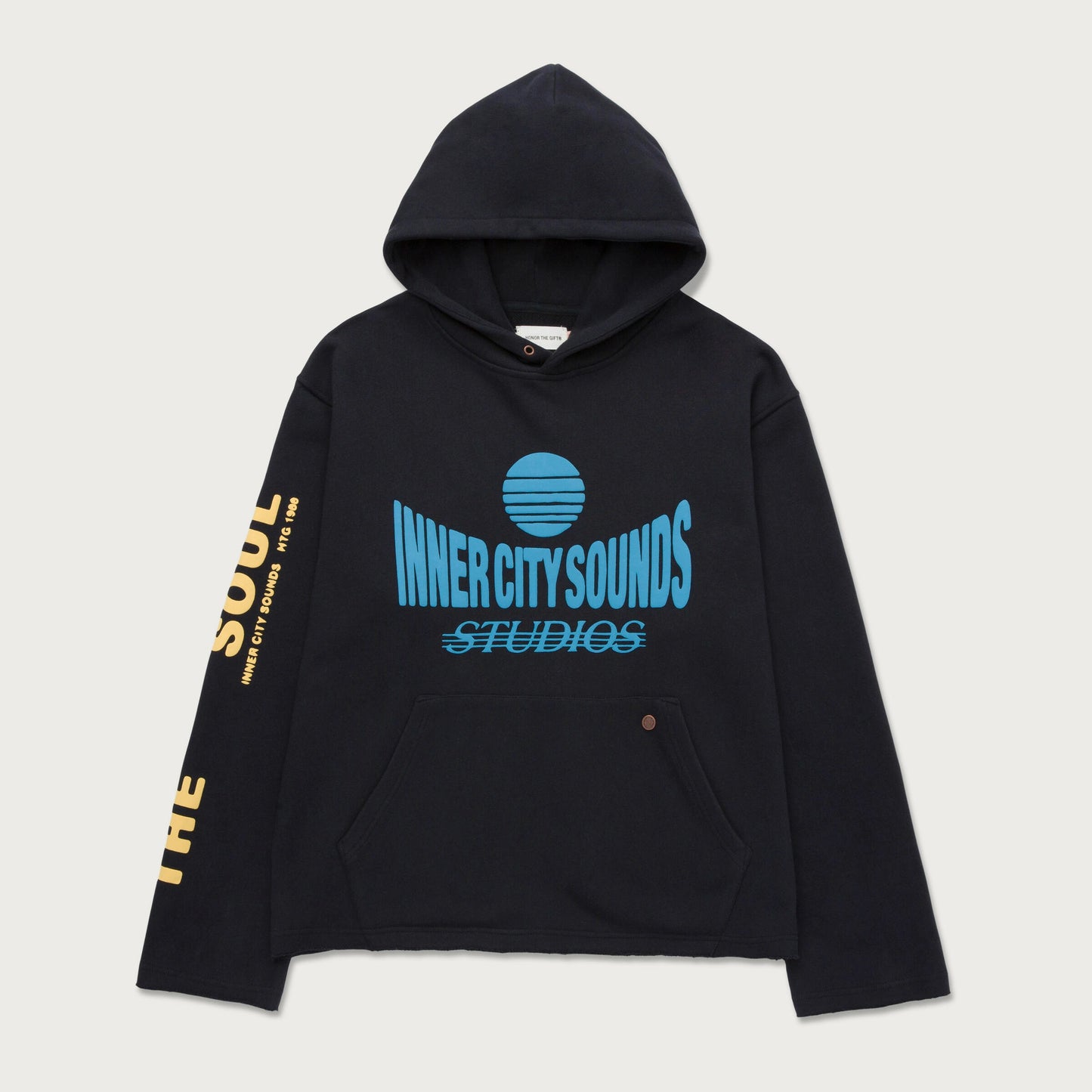 HTG STUDIO HOODIE - BLACK