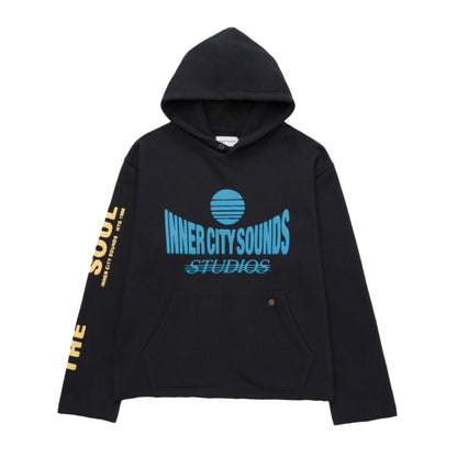 HTG STUDIO HOODIE - BLACK