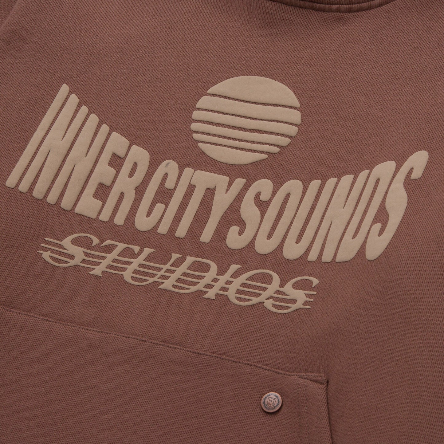 HTG STUDIO HOODIE - BROWN