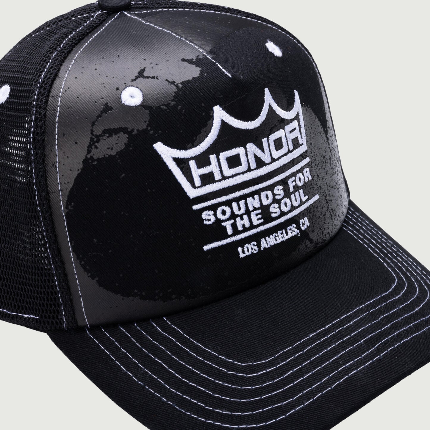 HTG SOUNDS FOR THE SOUL TRUCKER HAT - BLACK