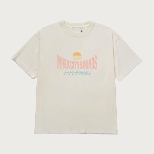 HTG INNER CITY SOUNDS TEE - CREAM