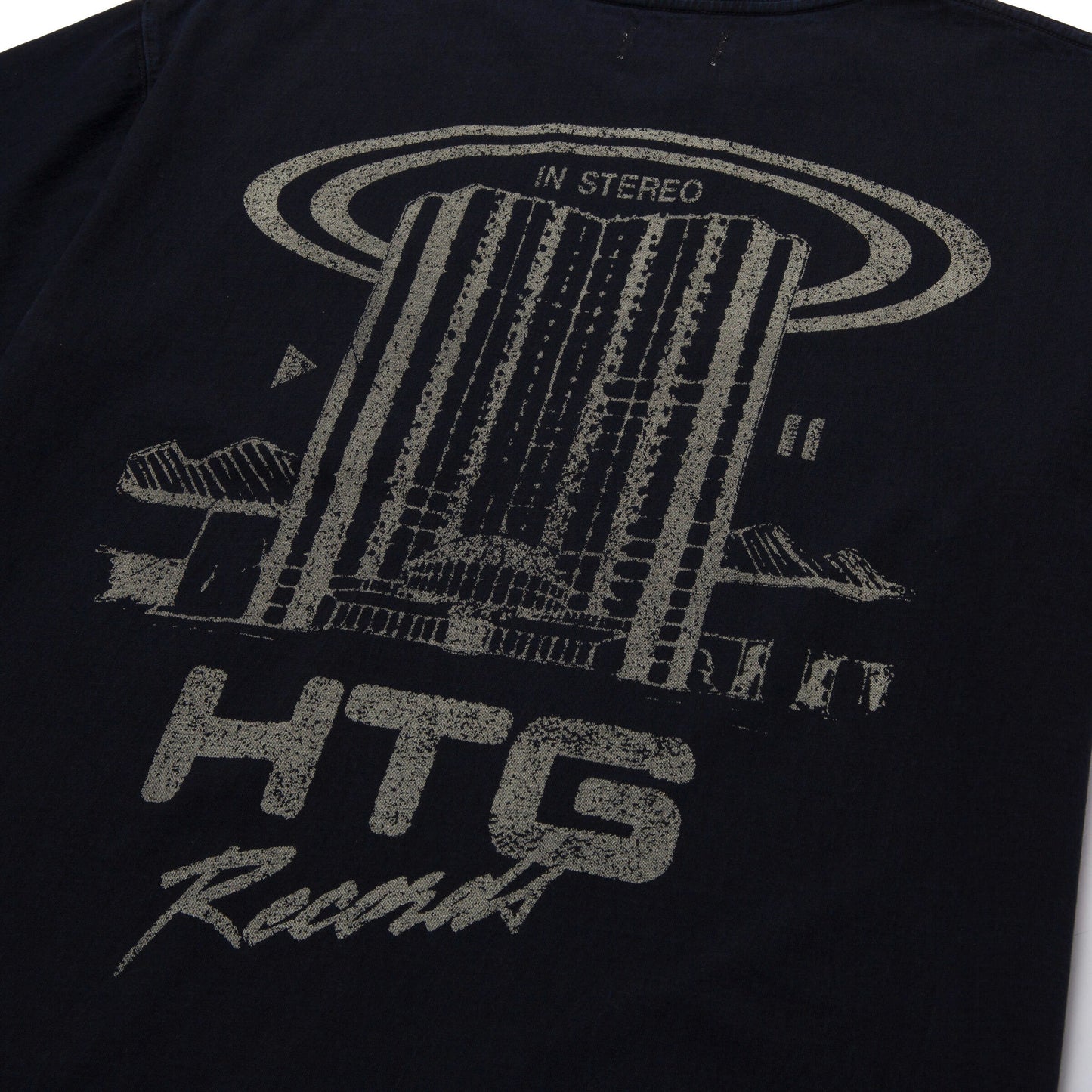 HTG RECORDS TEE - BLACK