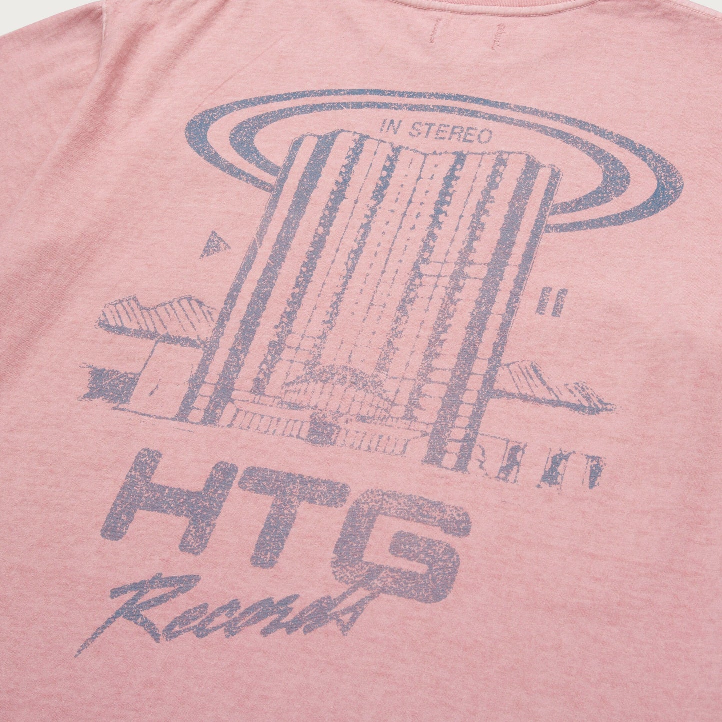 HTG RECORDS TEE - PINK