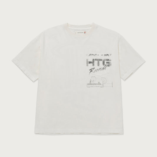 HTG RECORDS TEE - WHITE