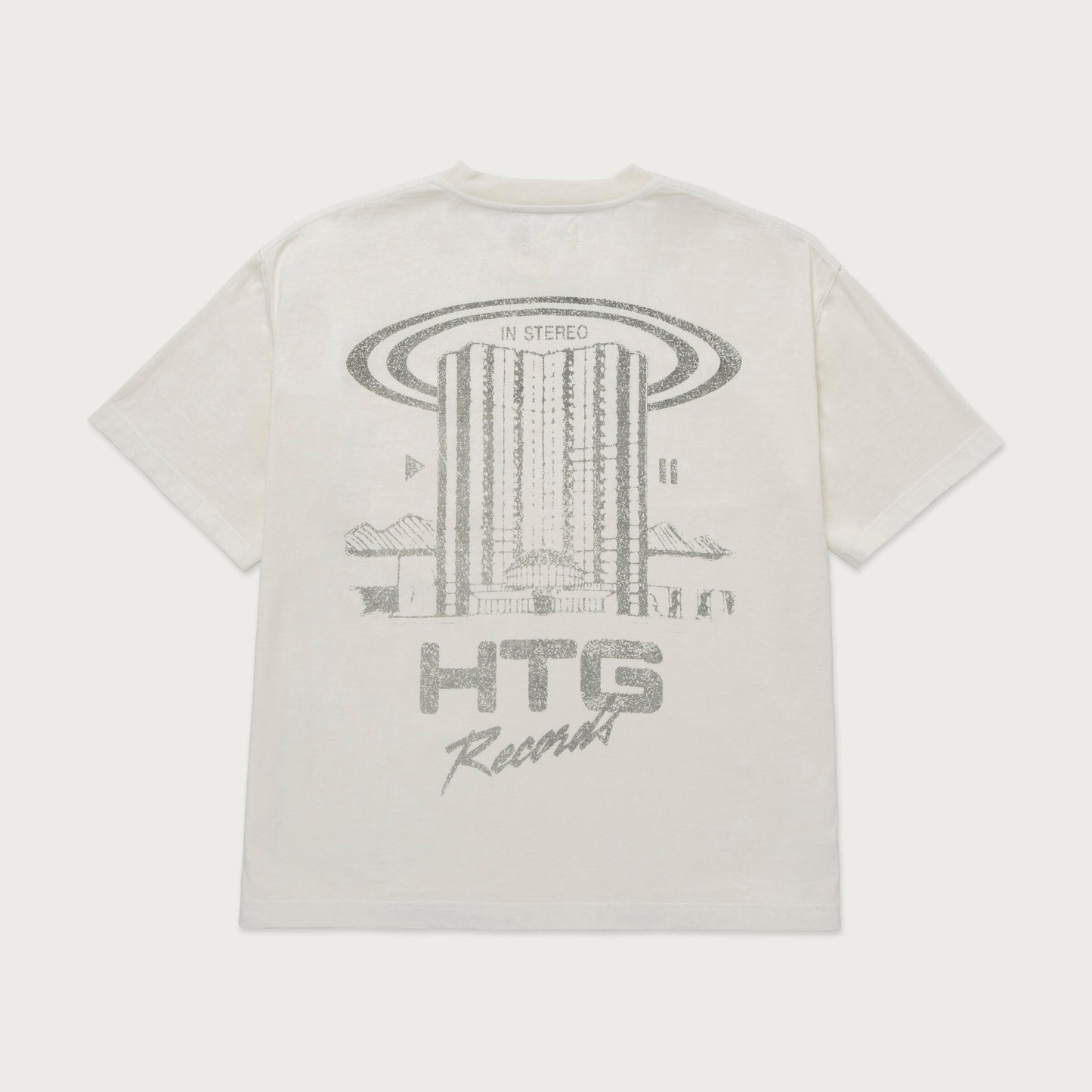 HTG RECORDS TEE - WHITE