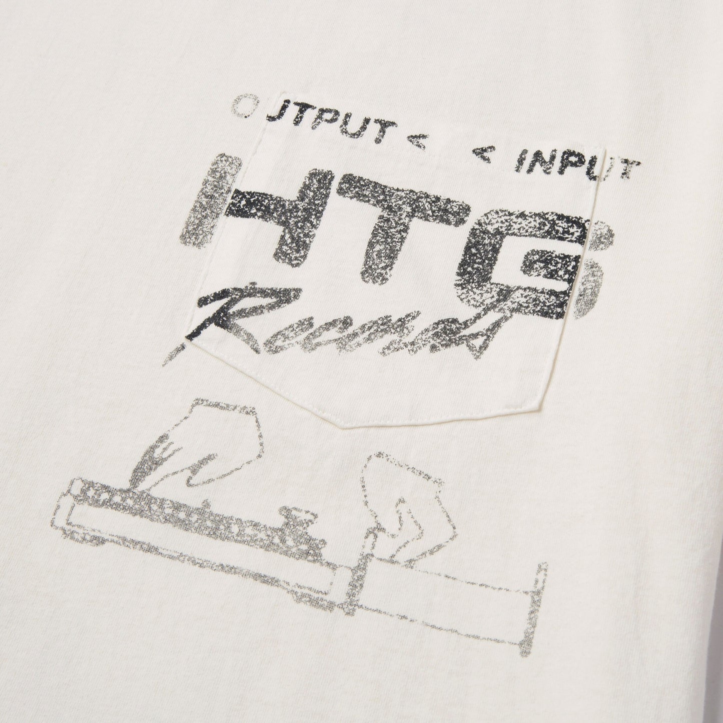 HTG RECORDS TEE - WHITE