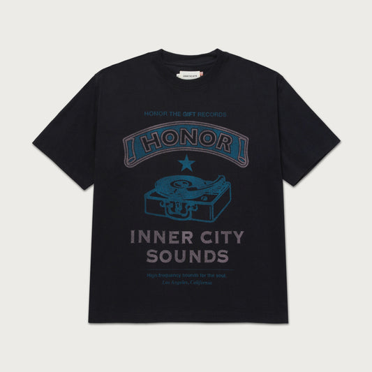 HTG HONOR RECORDS TEE - BLACK