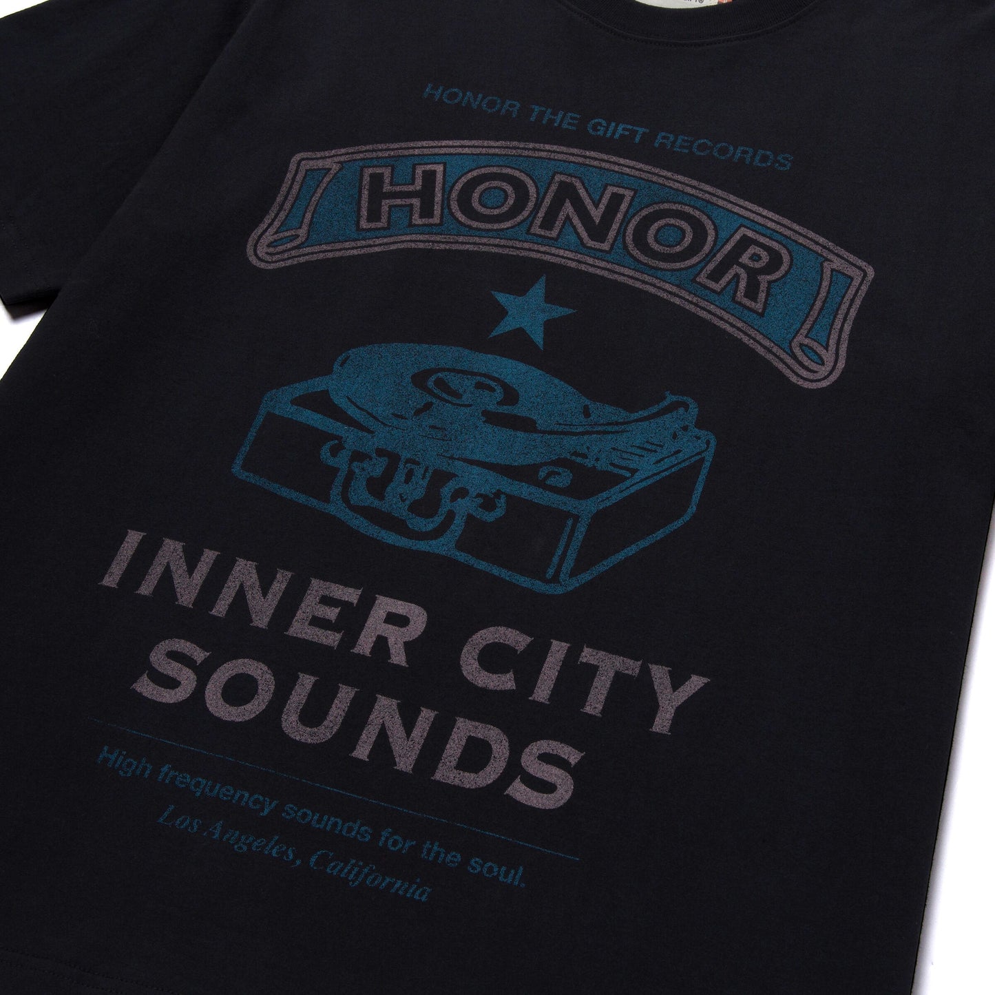 HTG HONOR RECORDS TEE - BLACK