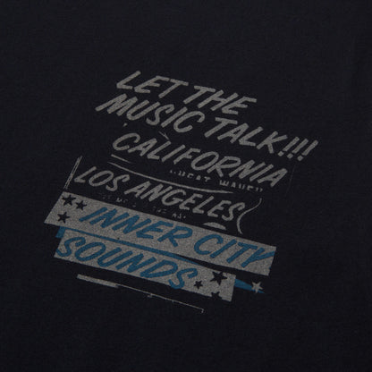 HTG MUSIC LANGUAGE TEE - BLACK