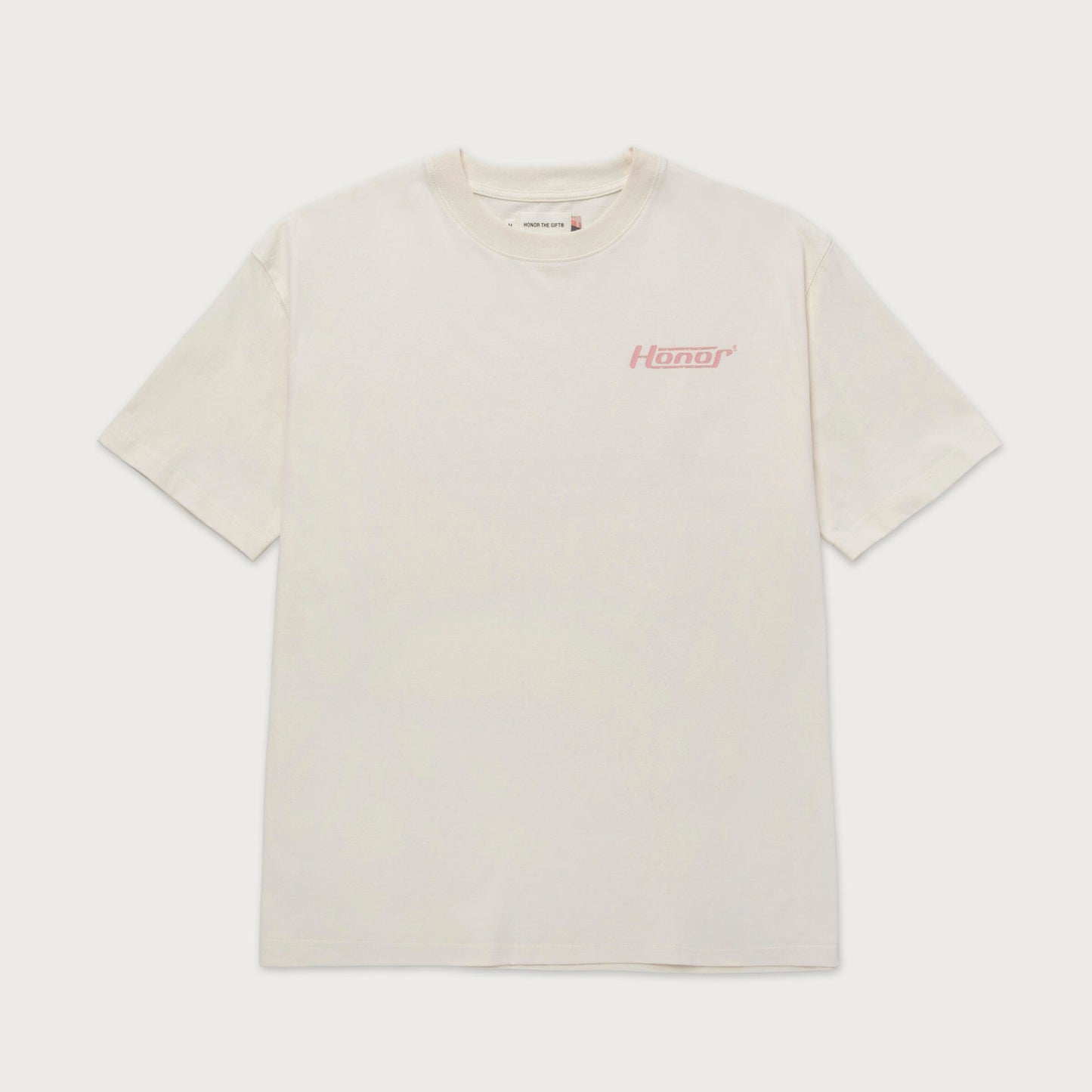 HTG HONOR GLOBE LOGO TEE - CREAM