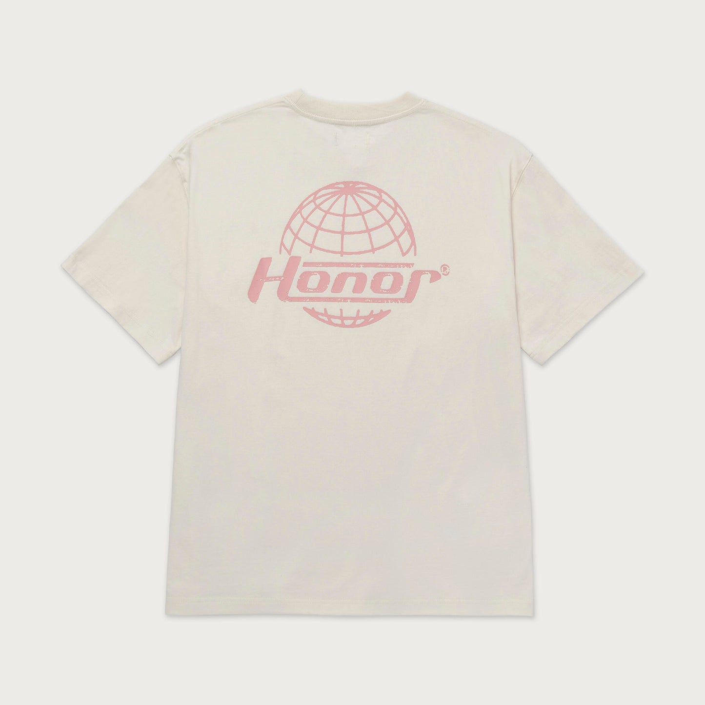 HTG HONOR GLOBE LOGO TEE - CREAM