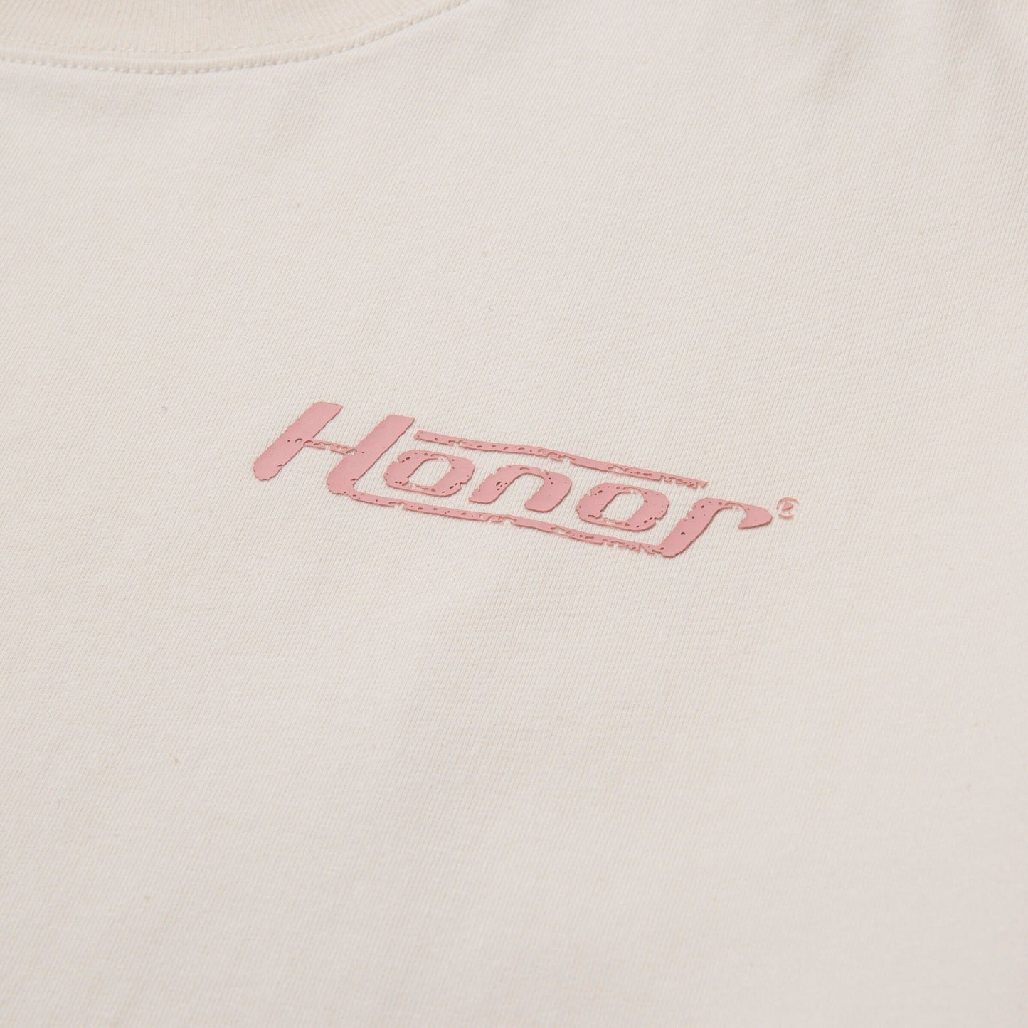 HTG HONOR GLOBE LOGO TEE - CREAM