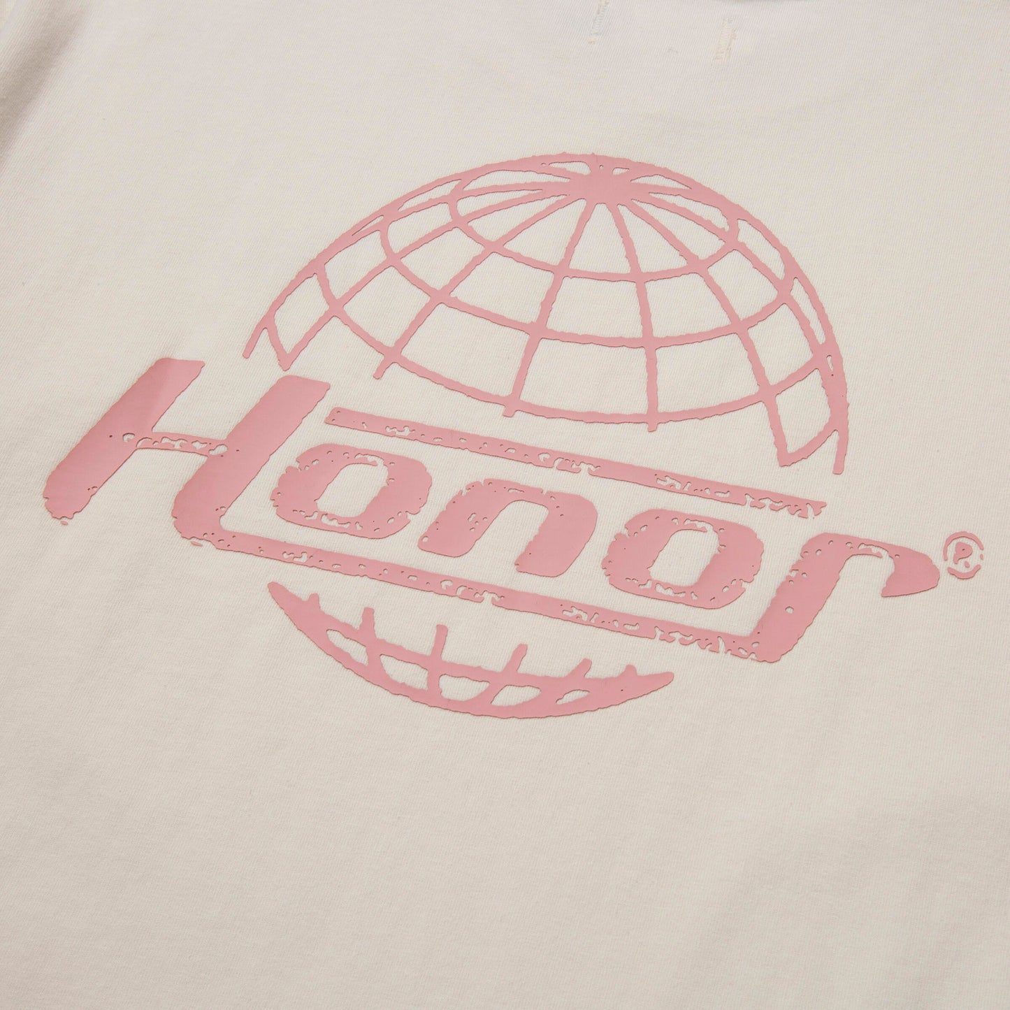 HTG HONOR GLOBE LOGO TEE - CREAM