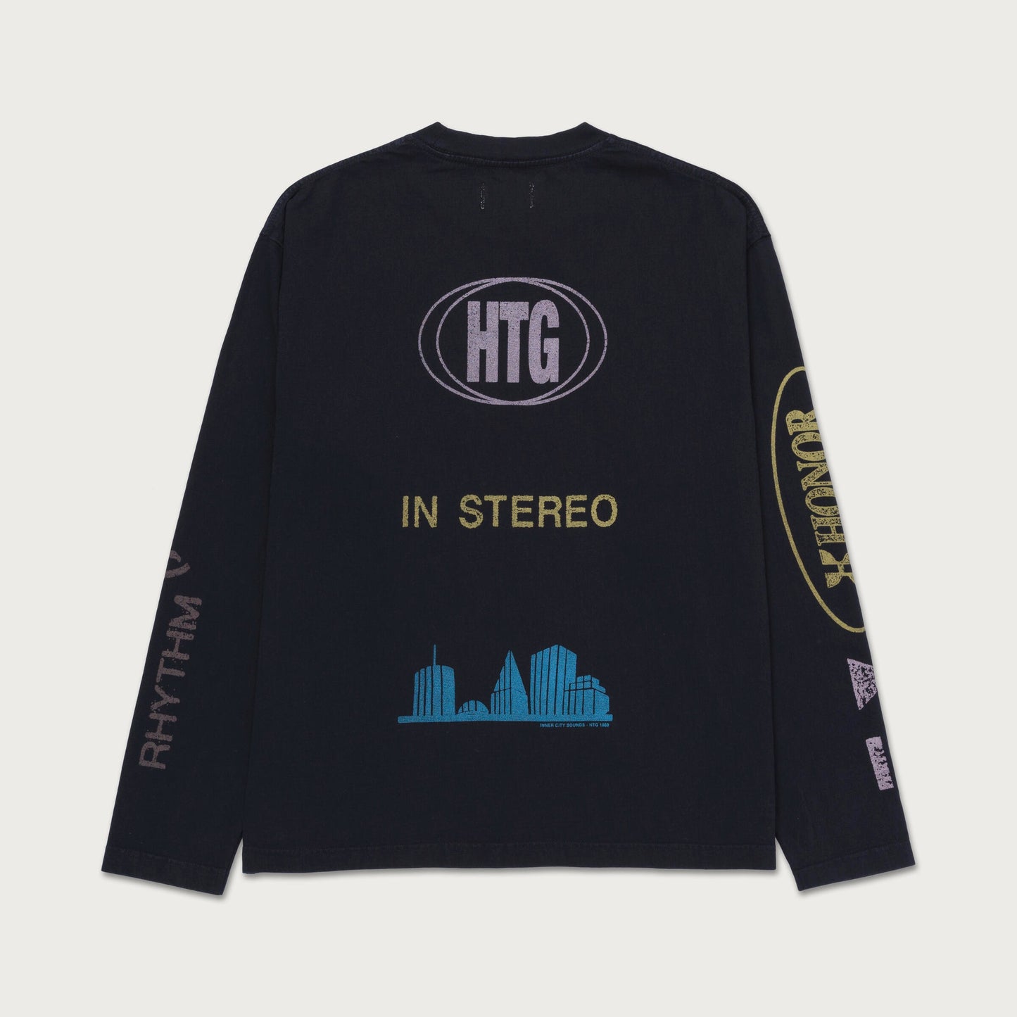 HTG VIBRATIONS LS TEE - BLACK