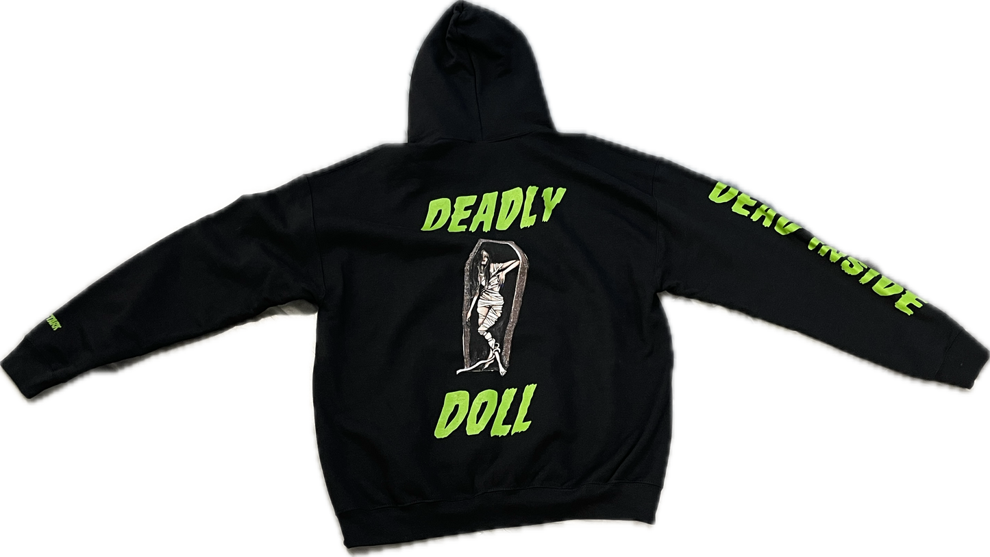 Deadly Doll Dead Inside Sudadera con capucha