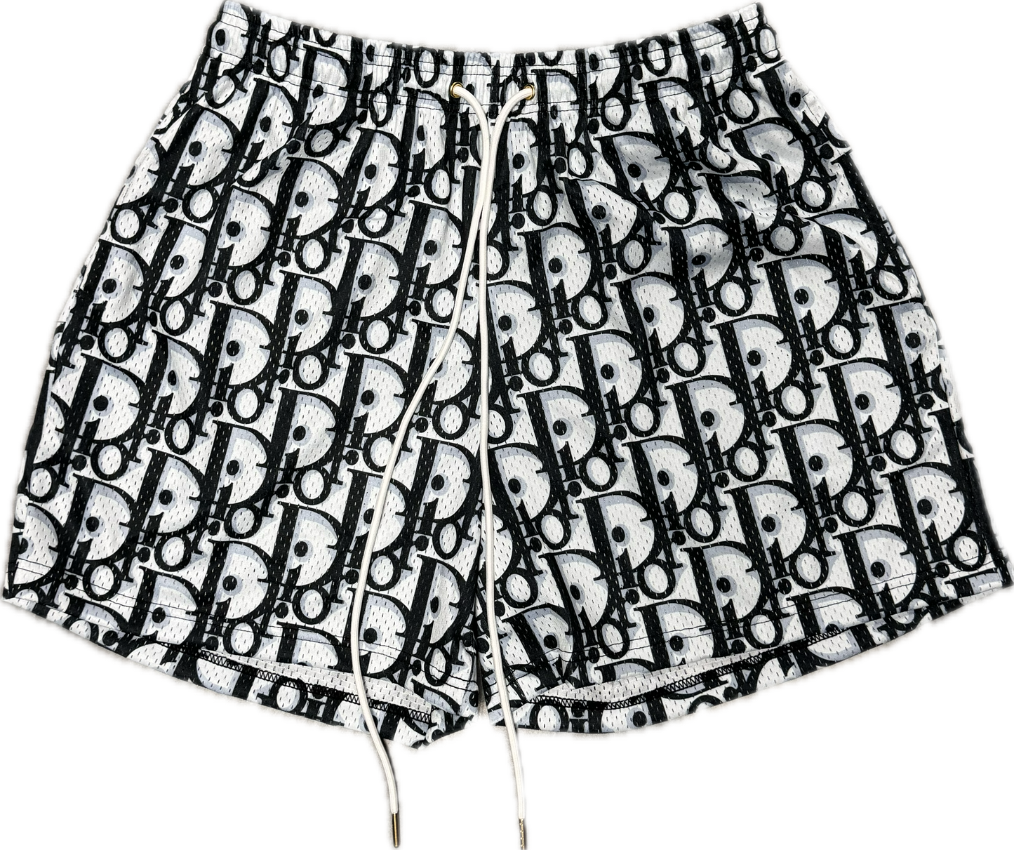 Dior print shorts black/white