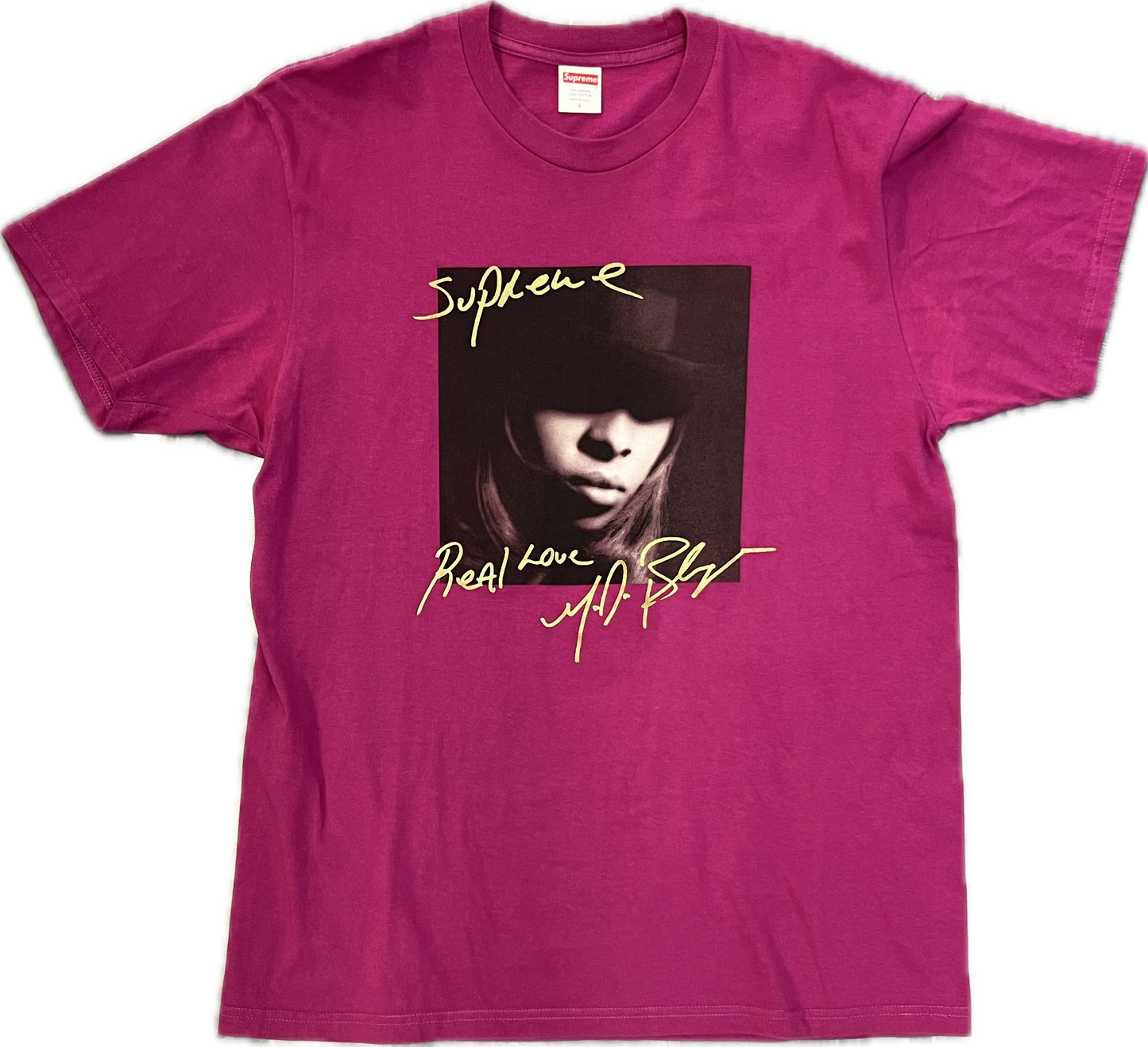 Camiseta Supreme Mary J. Blige Magenta