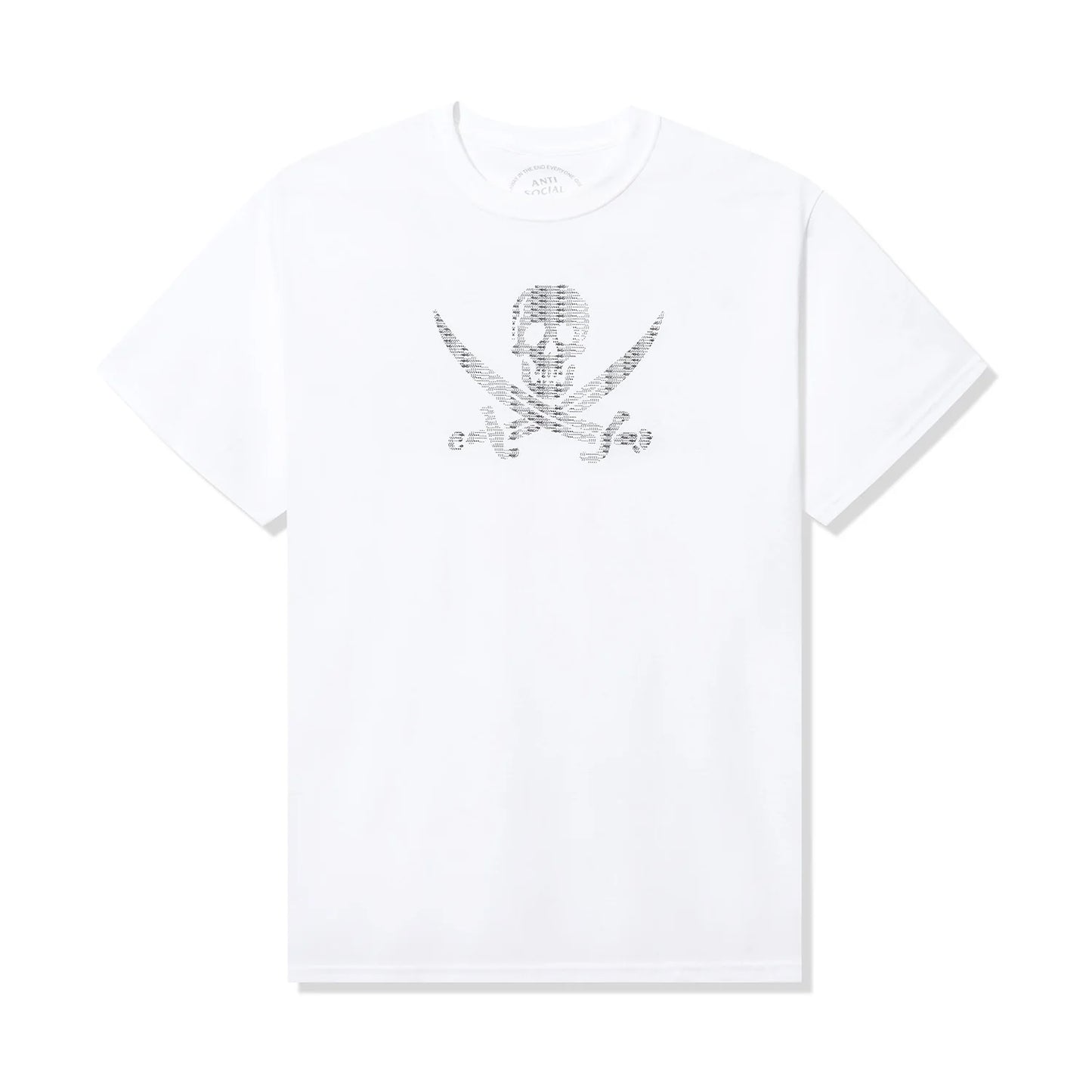 Anti Social Social Club neighborhood skull white