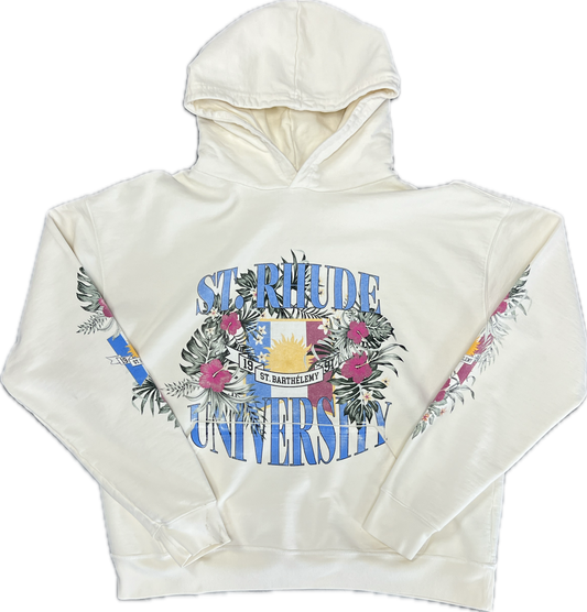 St. Rhude University Hoodie Vintage White (Used)
