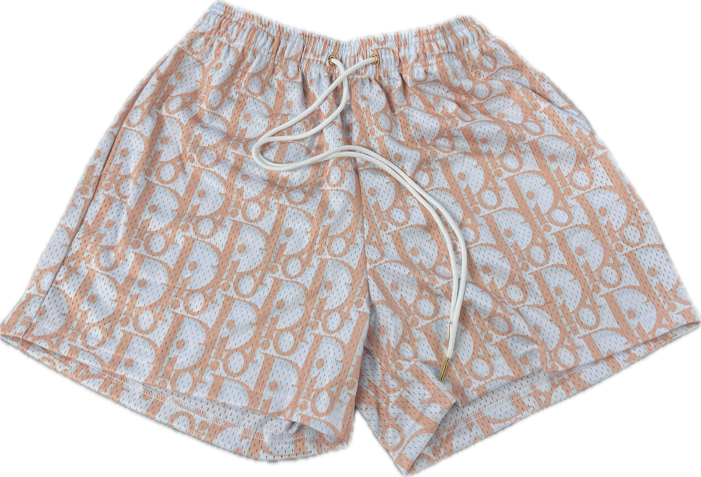 Shorts Dior Peach con estampado de diseñador