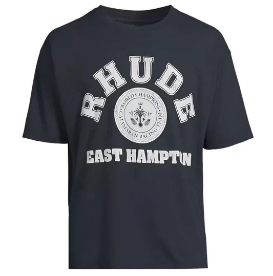 Rhude Black Hampton Catamaran T-Shirt