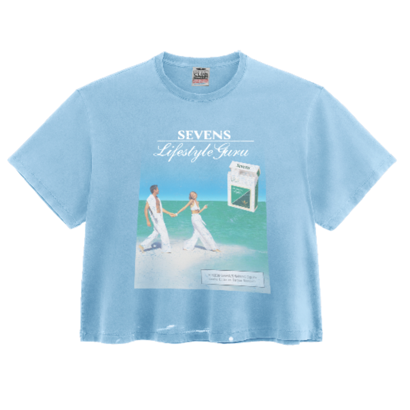 Triple Sevens Lifestyle Tee Blue — front — Cold Shoulder Kicks Palm Beach