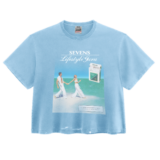 Triple Sevens Lifestyle Tee Blue — front — Cold Shoulder Kicks Palm Beach