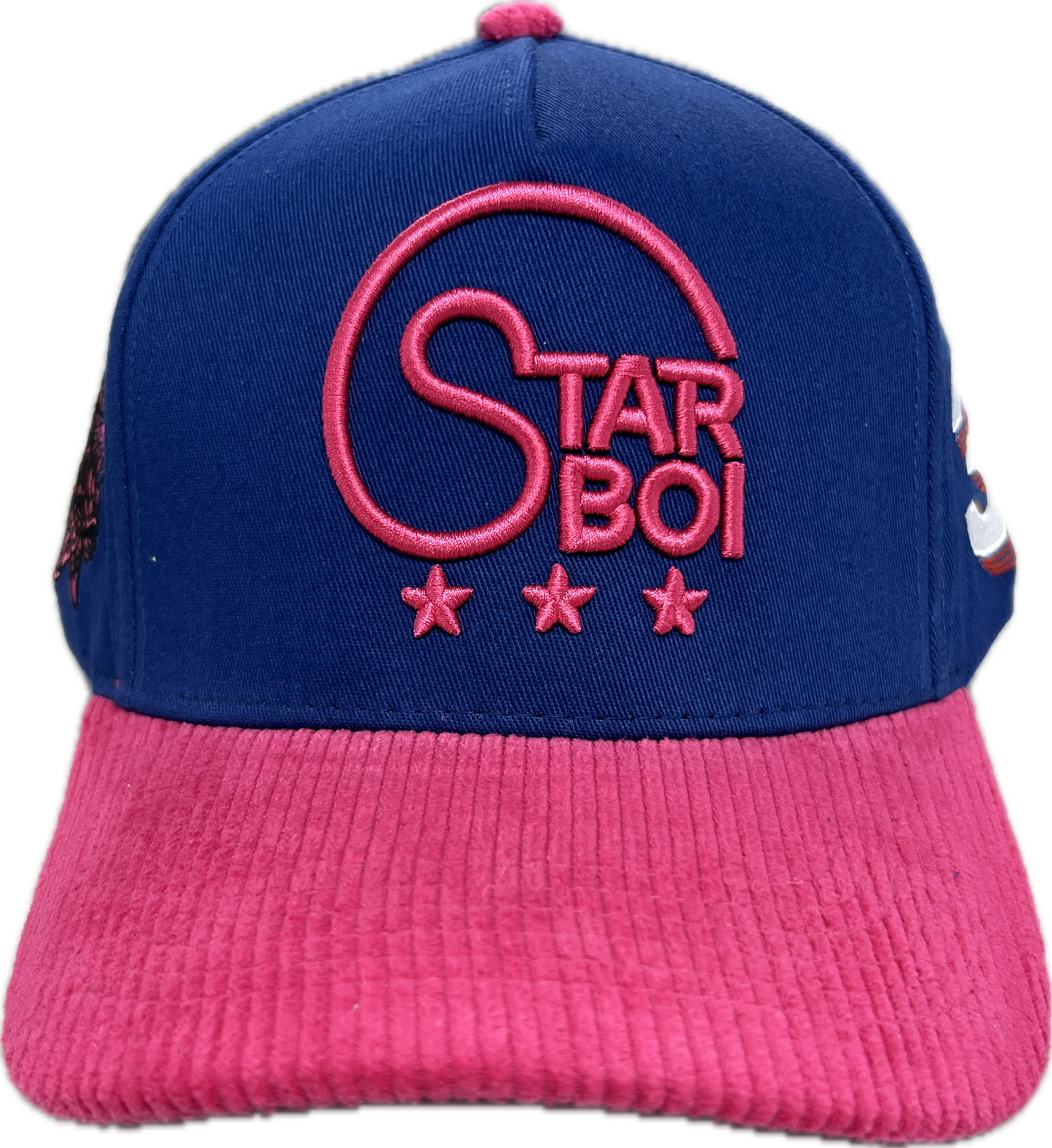 Starboi Pink/Blue Corduroy Hat