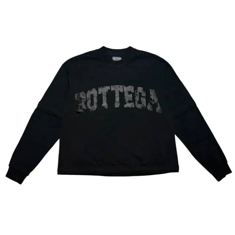Bottega Desires War Long Sleeve T-Shirt Camo/Black