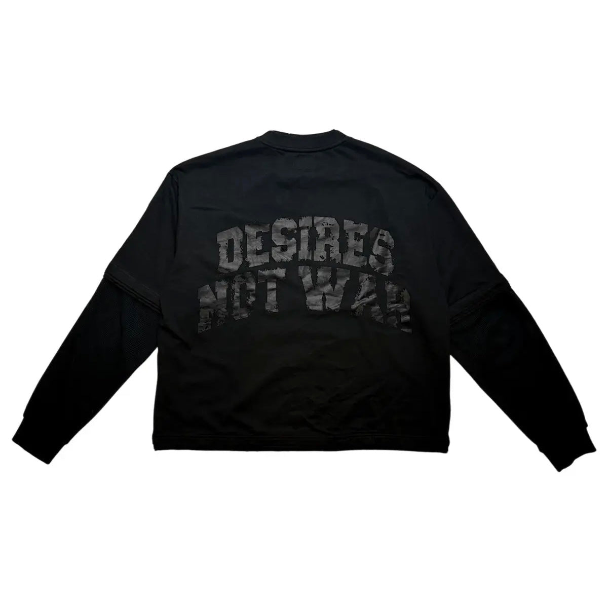 Bottega Desires War Long Sleeve T-Shirt Camo/Black