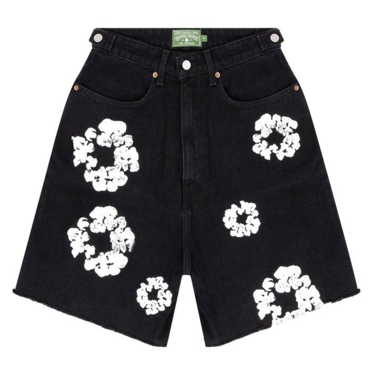 Denim Tears Wreath Jean Short Black