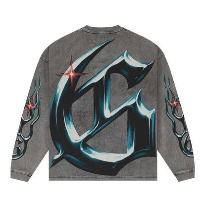 Godspeed New Age Reloaded Long Sleeve Tee Grey Wash - view 2