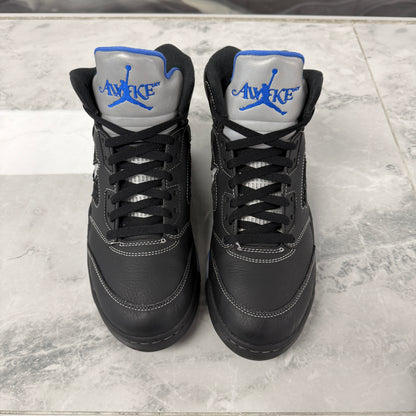 (SZ 10M)(USED NO BOX) Jordan 5 Retro Awake NY Black