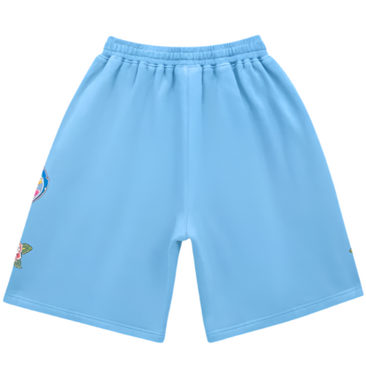 We Are Righteous Risen King shorts in blue — view 2