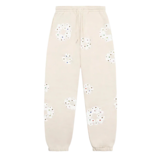 Denim Tears Rhinestone Cotton
Wreath Sweatpants Oatmeal