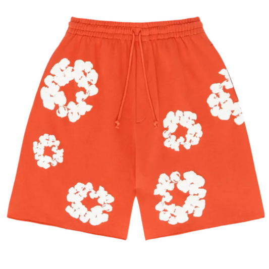 Denim Tears The Cotton Wreath Shorts Orange
