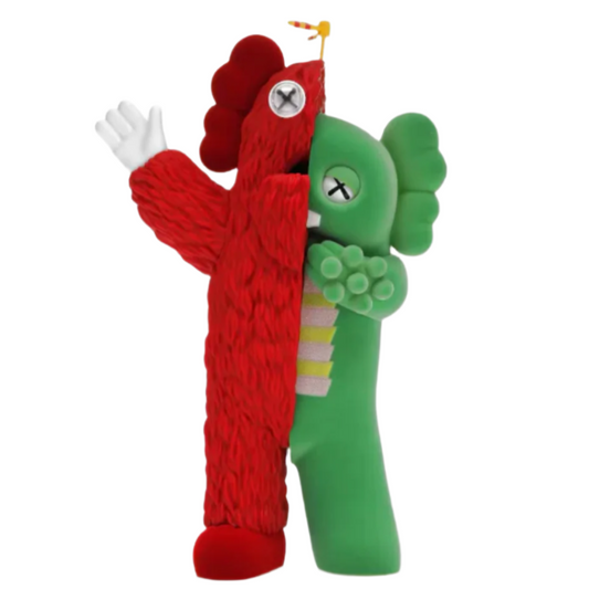 KAWS KACHAMUKKU Vinyl Figure Green/Red