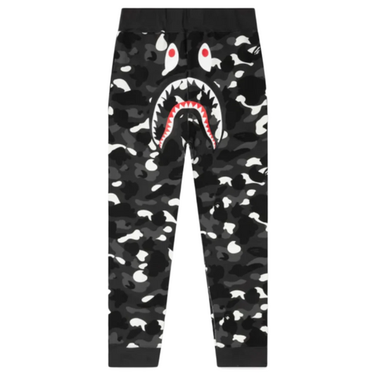 Bape City Camo Glow In The Dark Shark Sweatpants
