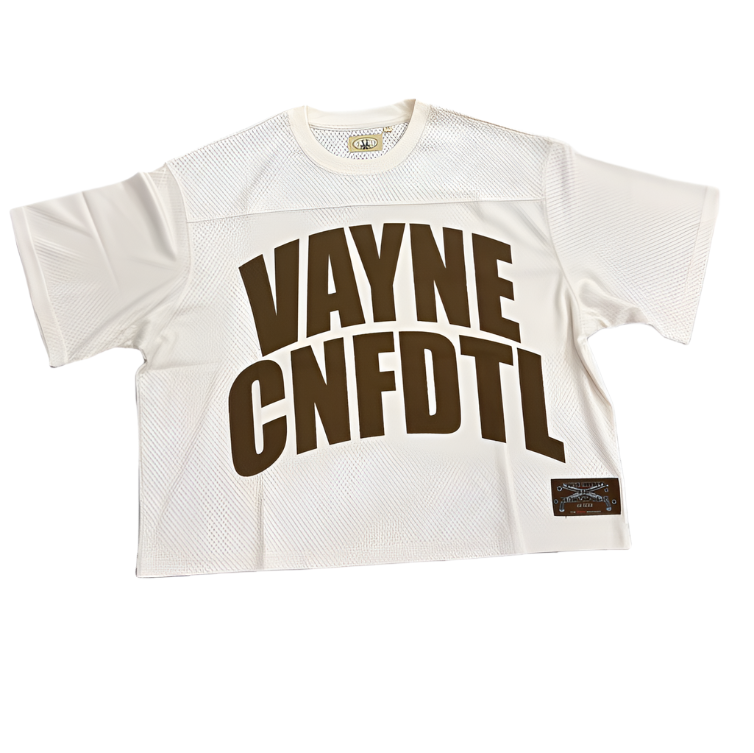 Vayne Cream Mesh Jersey