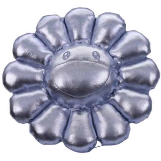 Peluche Takashi Murakami Flor 30cm Plata