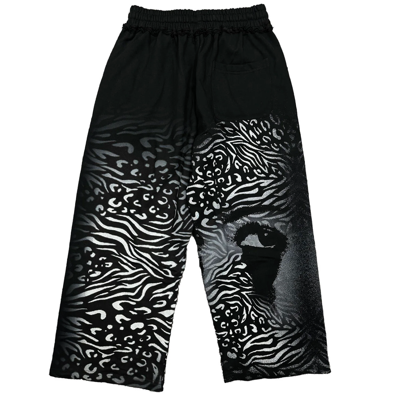 ME Black Striped Sweatpants