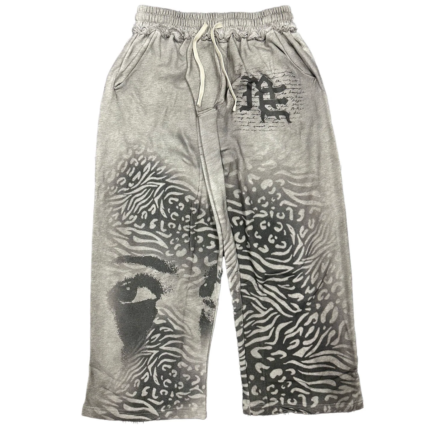 ME Grey Striped Sweatpants