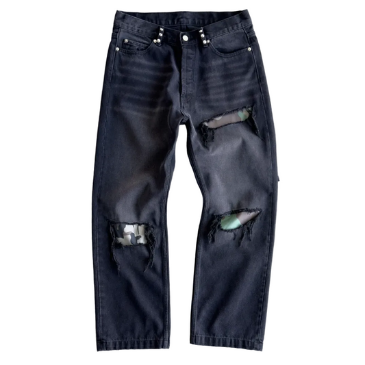 Bravest Studios Gutted Camo Black Denim