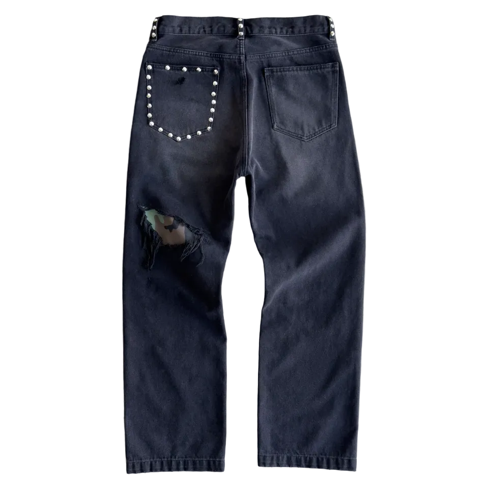 Bravest Studios Gutted Camo Black Denim
